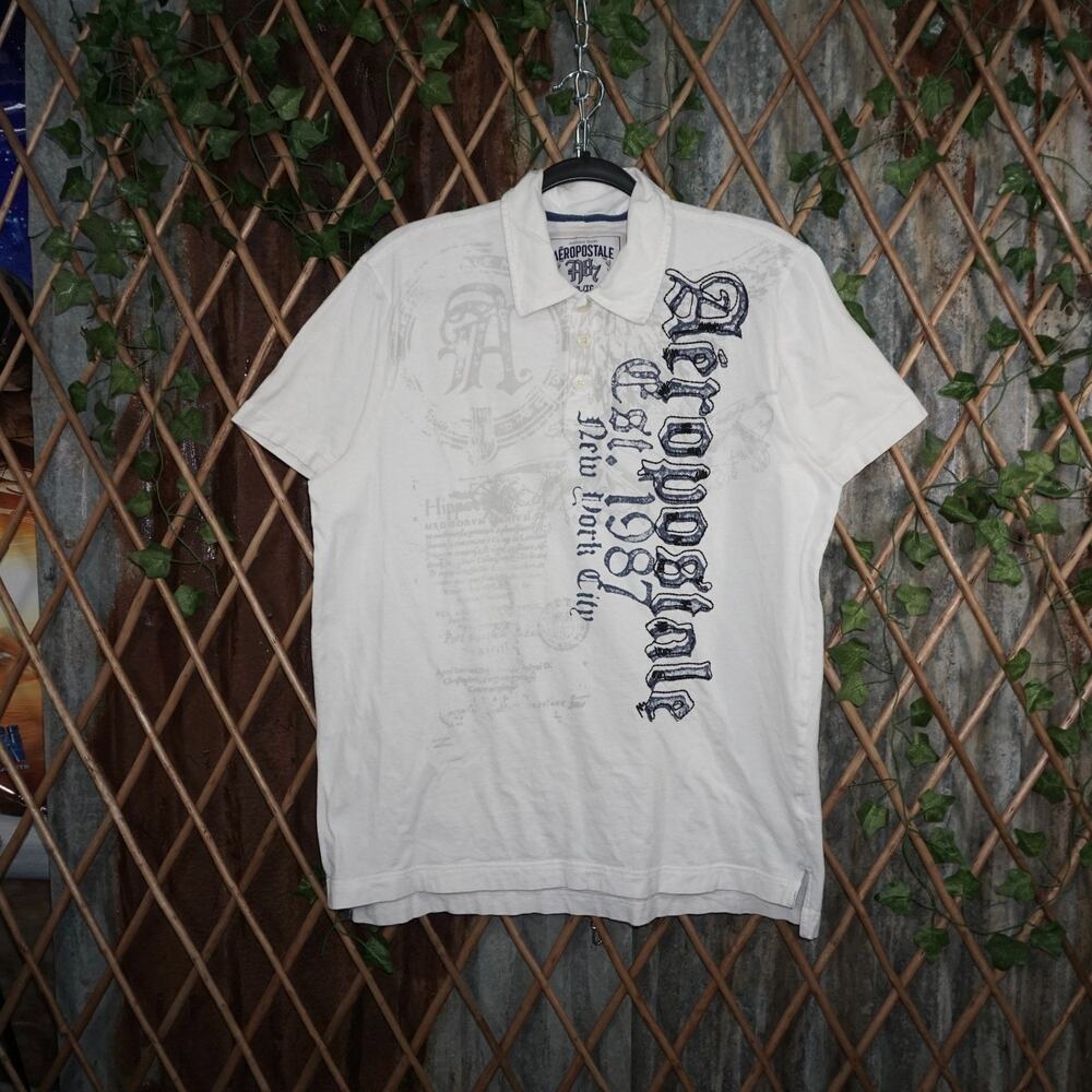 XL - Vintage Y2K Aeropostale T-Shirts vertical graphic